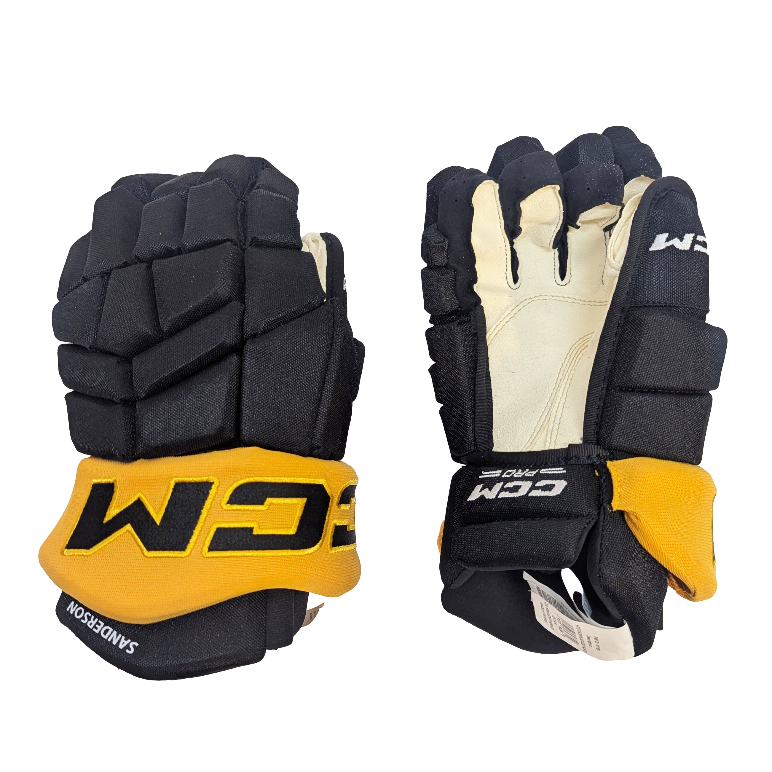 CCM HGTK - 2024 NHL All-Star Glove - Jake Sanderson (Black/Yellow)